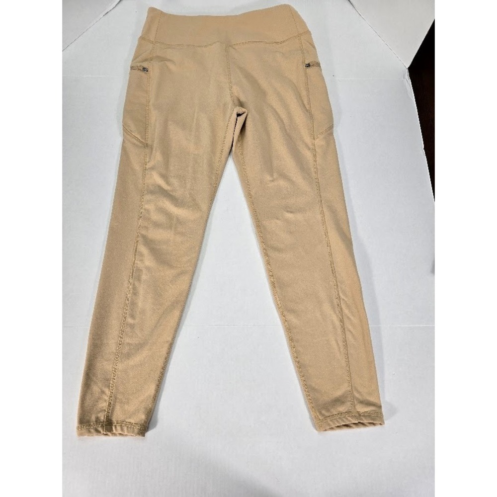 Fabletics XX-Large Womens Khaki Tan Athletic Activewear Leggings Pants